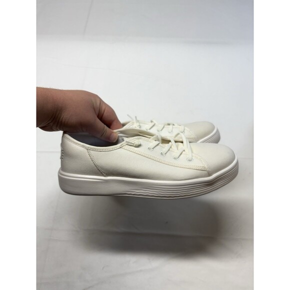 Hey Dude Cody Canvas Men's Casual Slip On Shoes Sneakers White/White Size 8 - Picture 1 of 7